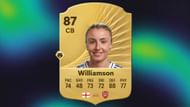 Leah Williamson is a CB who can also play as a CDM (Image via EA Sports)